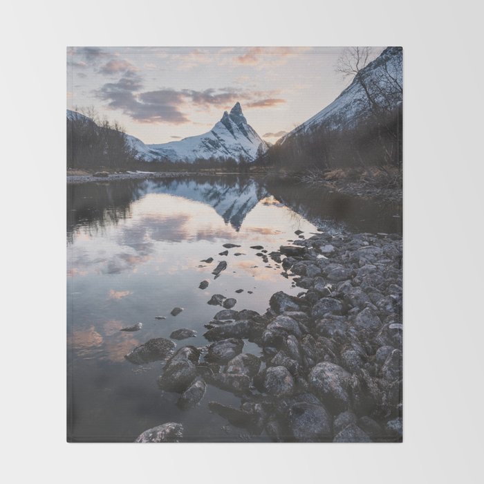Northern Spring - Landscape and Nature Photography Throw Blanket Gallery Image 2