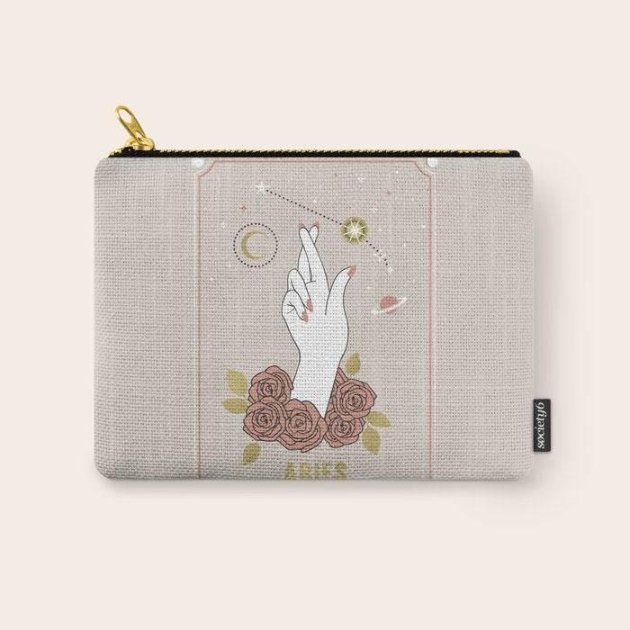 Aries Zodiac Series Carry All Pouch Gallery Image 1