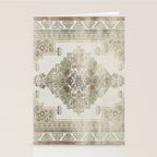 turkish floral - sage & brown Stationery Card Gallery Image 2