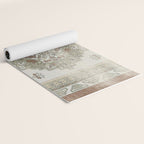 turkish floral - sage & brown Yoga Mat Gallery Image 2