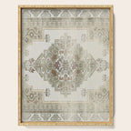 turkish floral - sage & brown Serving Tray Gallery Image 1