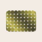 Retro Rounded Rectangle Gradient - Green Bath Mat Gallery Image 1