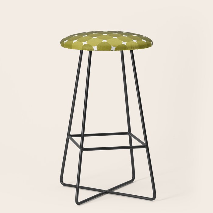 Retro Rounded Rectangle Gradient - Green Stool Gallery Image 1