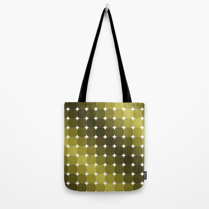 Retro Rounded Rectangle Gradient - Green Tote Bag Gallery Image 2