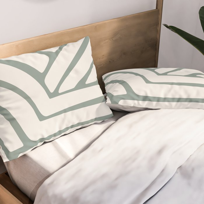 Abstract Stripes LXVI Pillow Sham Gallery Image 2