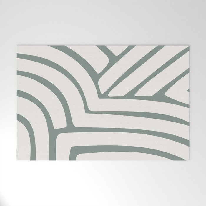 Abstract Stripes LXVI Welcome Mat Gallery Image 1