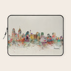 philadelphia skyline Laptop Sleeve Gallery Image 1