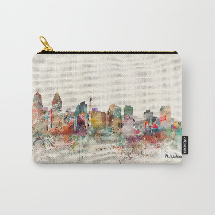 philadelphia skyline Carry All Pouch Gallery Image 1
