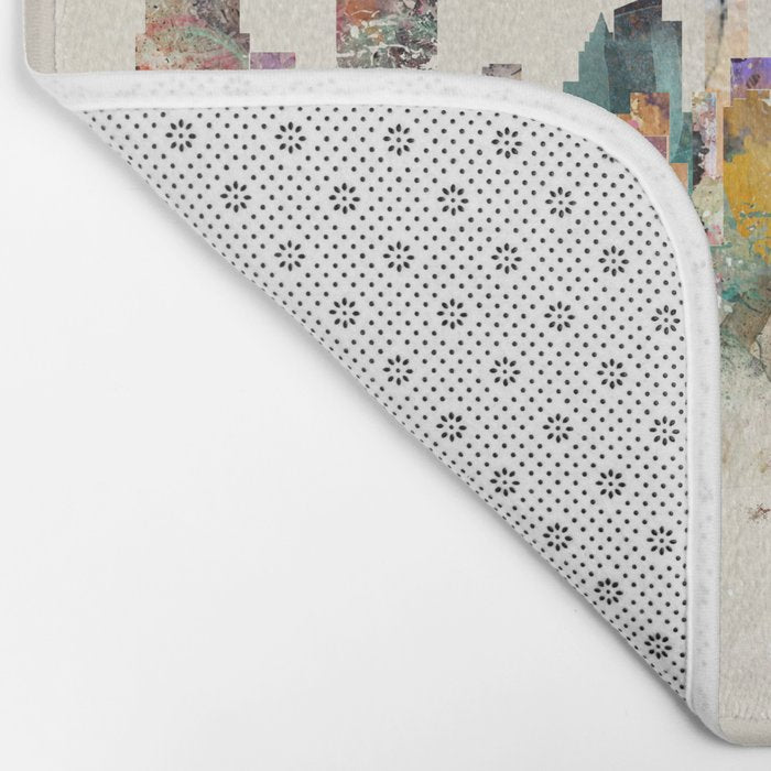 philadelphia skyline Bath Mat Gallery Image 2
