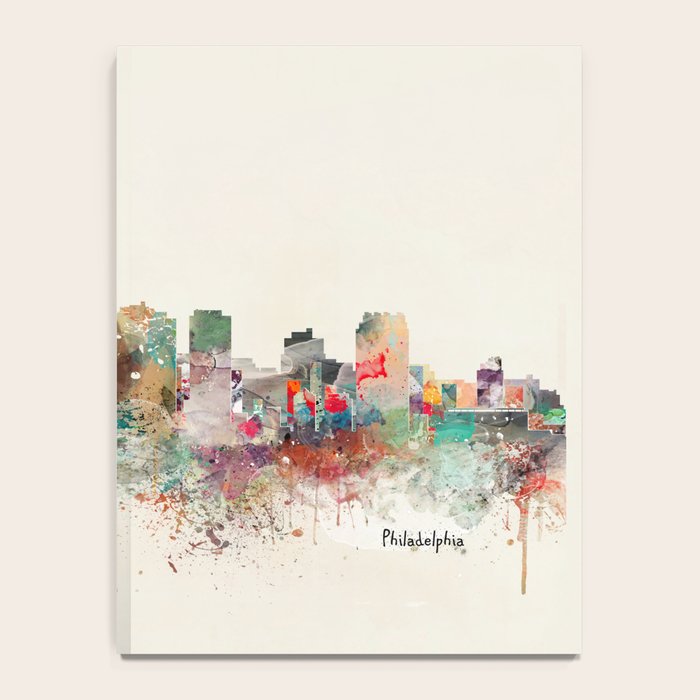 philadelphia skyline Notebook Gallery Image 4