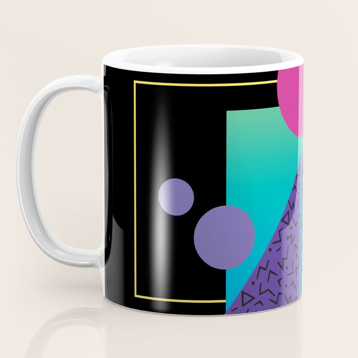 Memphis Pattern 37 / 80s - 90s Retro Coffee Mug Gallery Image 3
