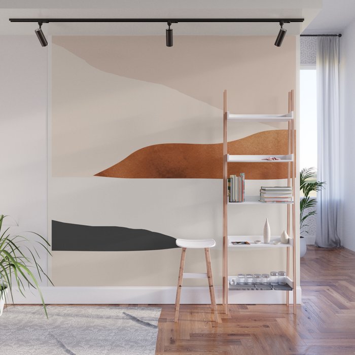 Minimal Art Landscape 15 Wall Mural Gallery Image 1