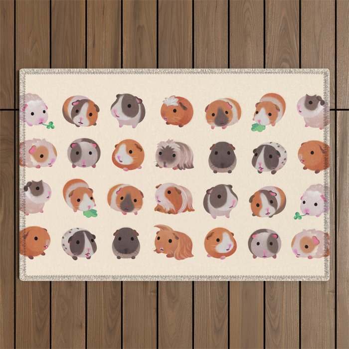 Guinea pig day Outdoor Rug Gallery Image 1