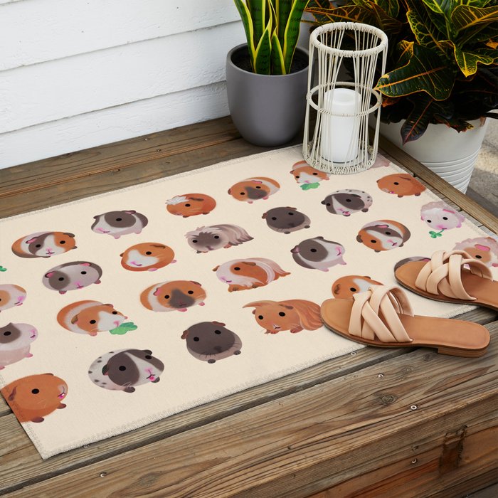 Guinea pig day Outdoor Rug Gallery Image 2