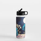 Desert Lake Moonlight Water Bottle Gallery Image 1