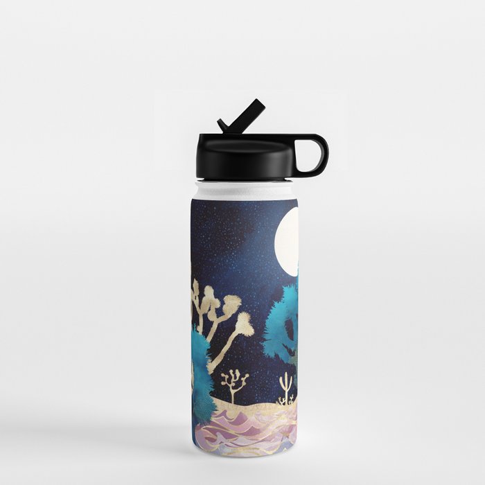 Desert Lake Moonlight Water Bottle Gallery Image 1