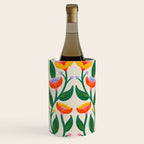 Symmetrical Flowers 2 Wine Chiller Gallery Image 3