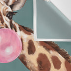Bubble Gum Gang Dark Green Wall Tapestry Gallery Image 3