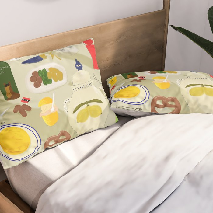 Bites and Borders Pillow Sham Gallery Image 2