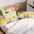 Bites and Borders Pillow Sham Gallery Image 2