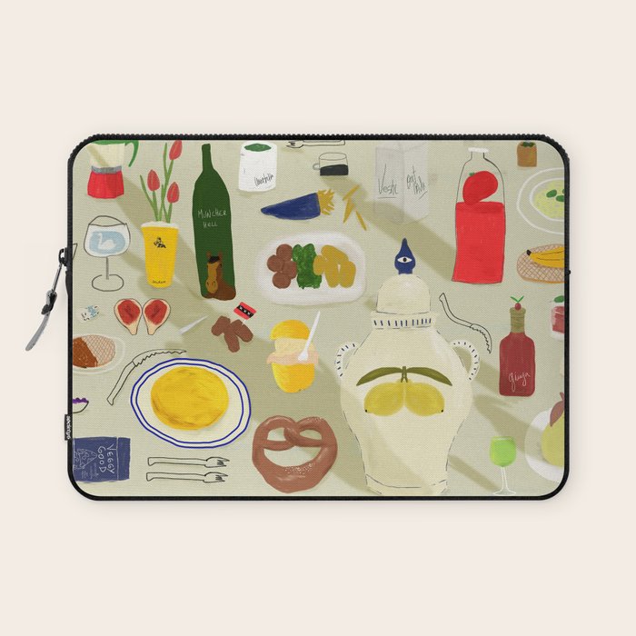 Bites and Borders Laptop Sleeve Gallery Image 1