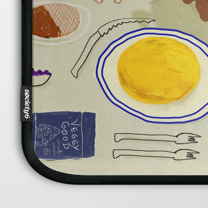 Bites and Borders Laptop Sleeve Gallery Image 3