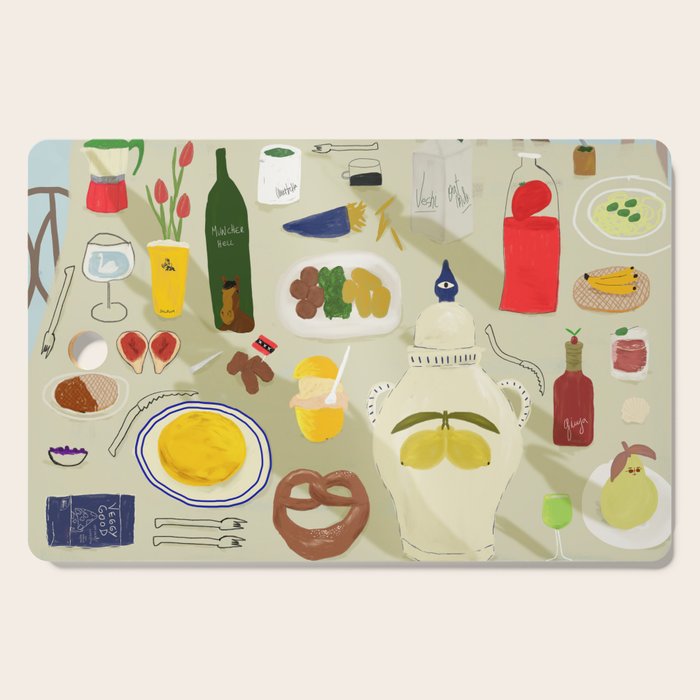 Bites and Borders Cutting Board Gallery Image 1