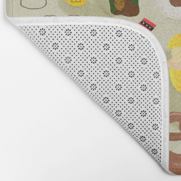 Bites and Borders Bath Mat Gallery Image 2