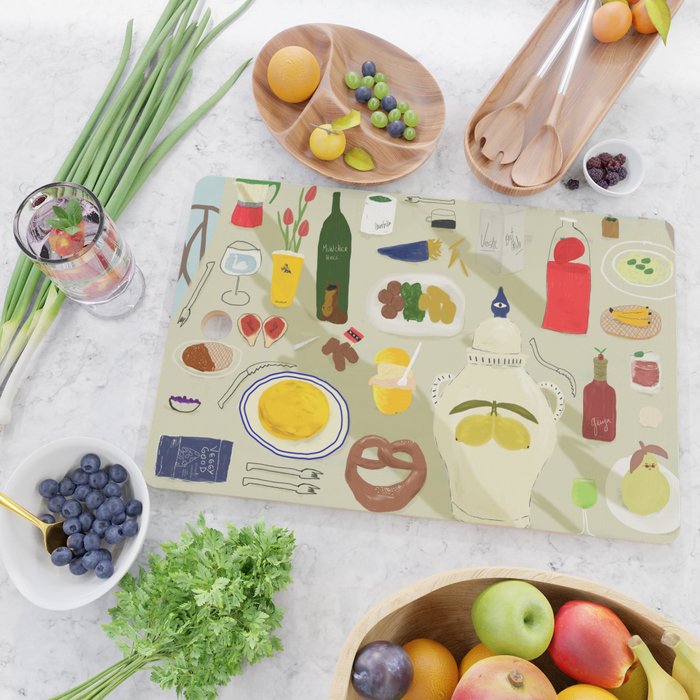 Bites and Borders Cutting Board Gallery Image 2