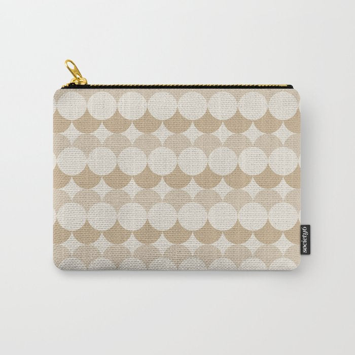 Retro Circular Pattern XX Carry All Pouch Gallery Image 1