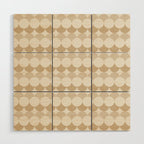 Retro Circular Pattern XX Wood Wall Art Gallery Image 1