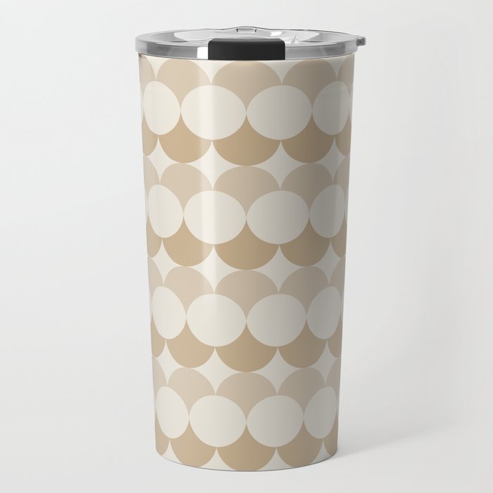 Retro Circular Pattern XX Travel Mug Gallery Image 1