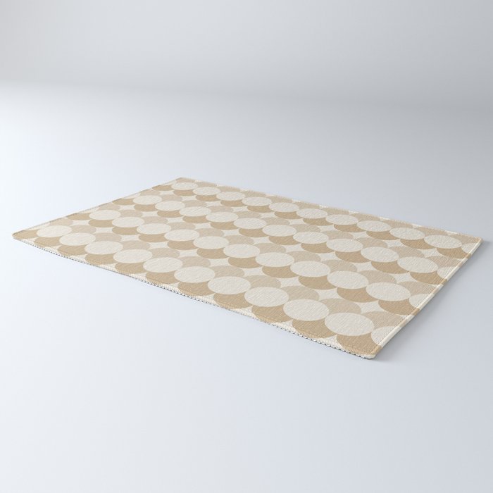 Retro Circular Pattern XX Rug Gallery Image 3