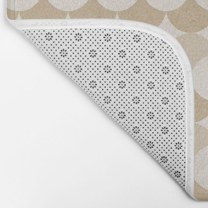 Retro Circular Pattern XX Bath Mat Gallery Image 2