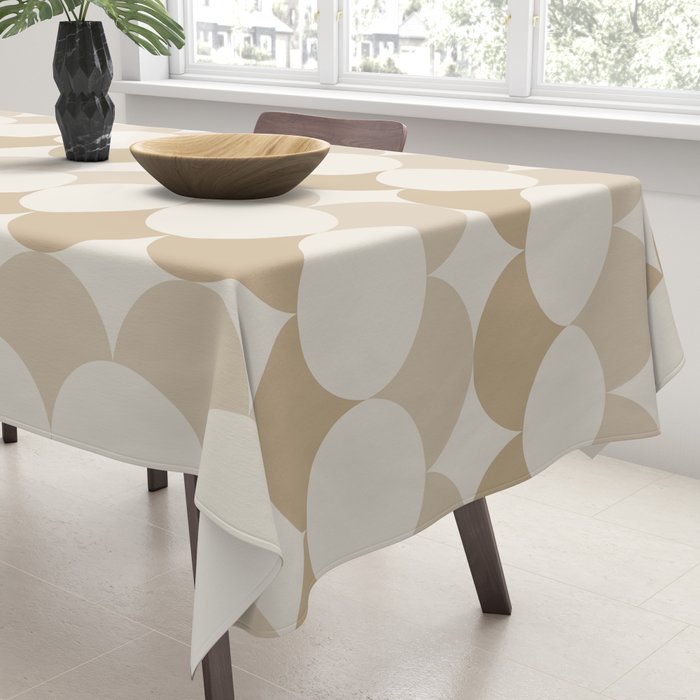 Retro Circular Pattern XX Tablecloth Gallery Image 3