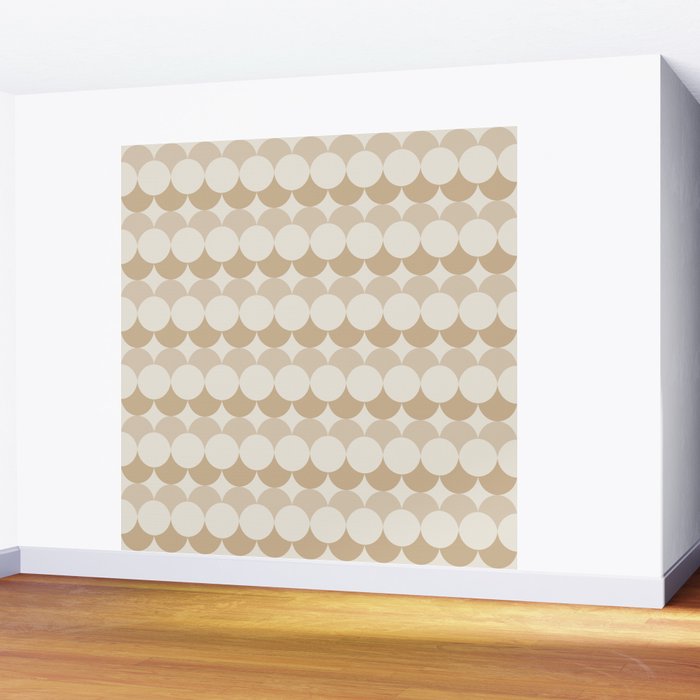 Retro Circular Pattern XX Wall Mural Gallery Image 2