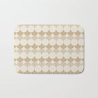 Retro Circular Pattern XX Bath Mat Gallery Image 1