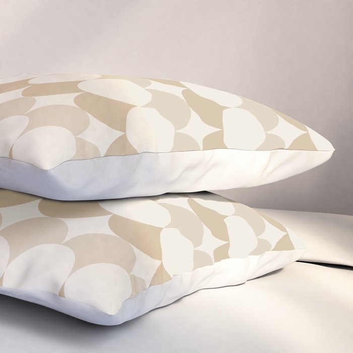Retro Circular Pattern XX Pillow Sham Gallery Image 3