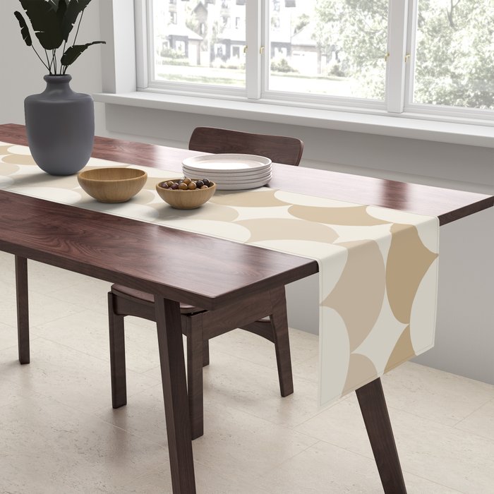 Retro Circular Pattern XX Table Runner Gallery Image 2