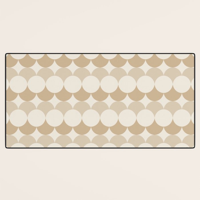 Retro Circular Pattern XX Desk Mat Gallery Image 3