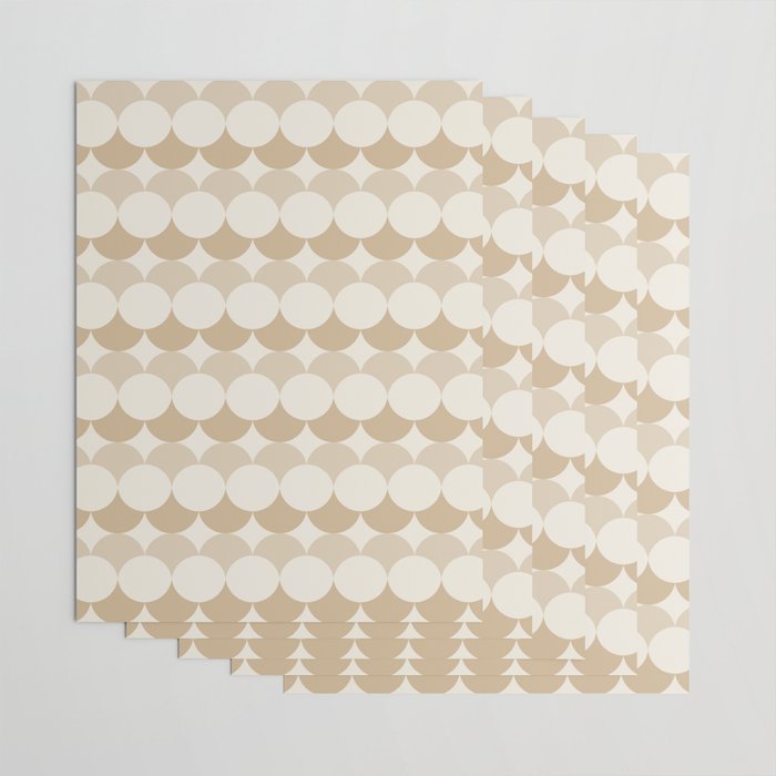 Retro Circular Pattern XX Wrapping Paper Gallery Image 3