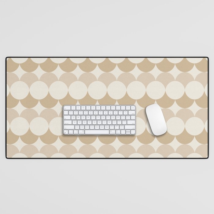 Retro Circular Pattern XX Desk Mat Gallery Image 1