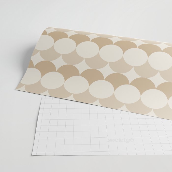 Retro Circular Pattern XX Wrapping Paper Gallery Image 2