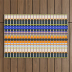 Full Palette Overlap Straps Outdoor Rug Gallery Image 1