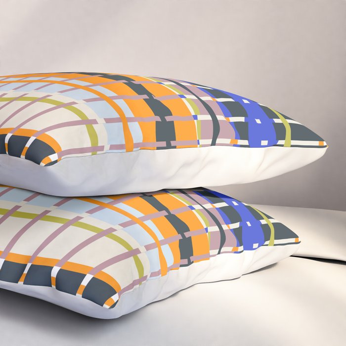 Full Palette Overlap Straps Pillow Sham Gallery Image 3