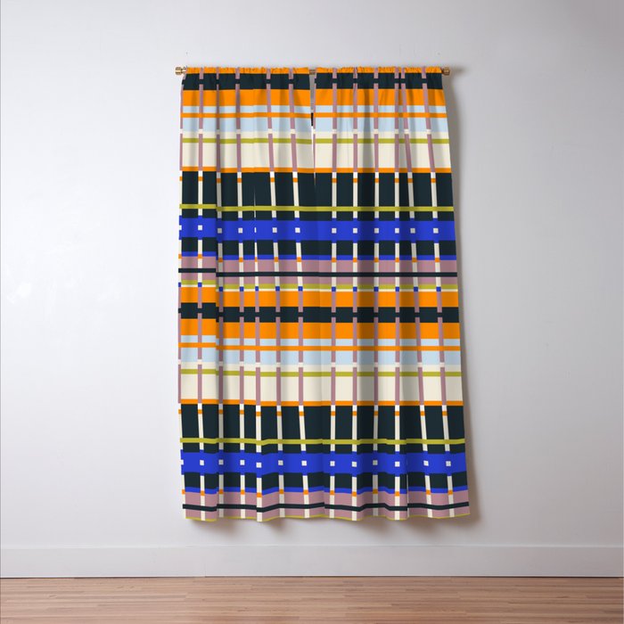 Full Palette Overlap Straps Window Curtain Gallery Image 3