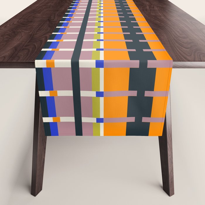 Full Palette Overlap Straps Table Runner Gallery Image 1