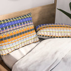 Full Palette Overlap Straps Pillow Sham Gallery Image 2