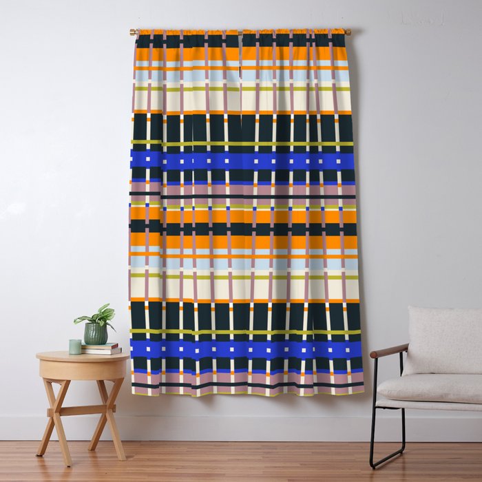 Full Palette Overlap Straps Window Curtain Gallery Image 5