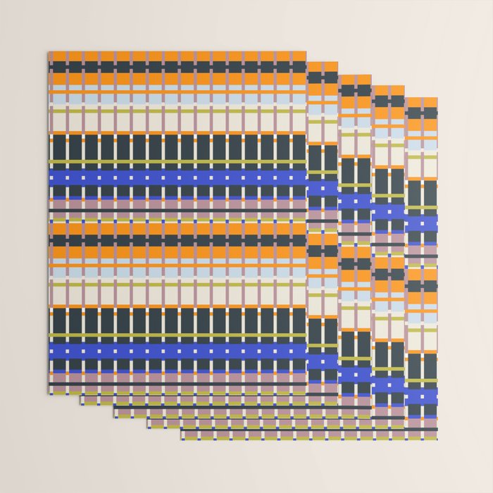 Full Palette Overlap Straps Wrapping Paper Gallery Image 3